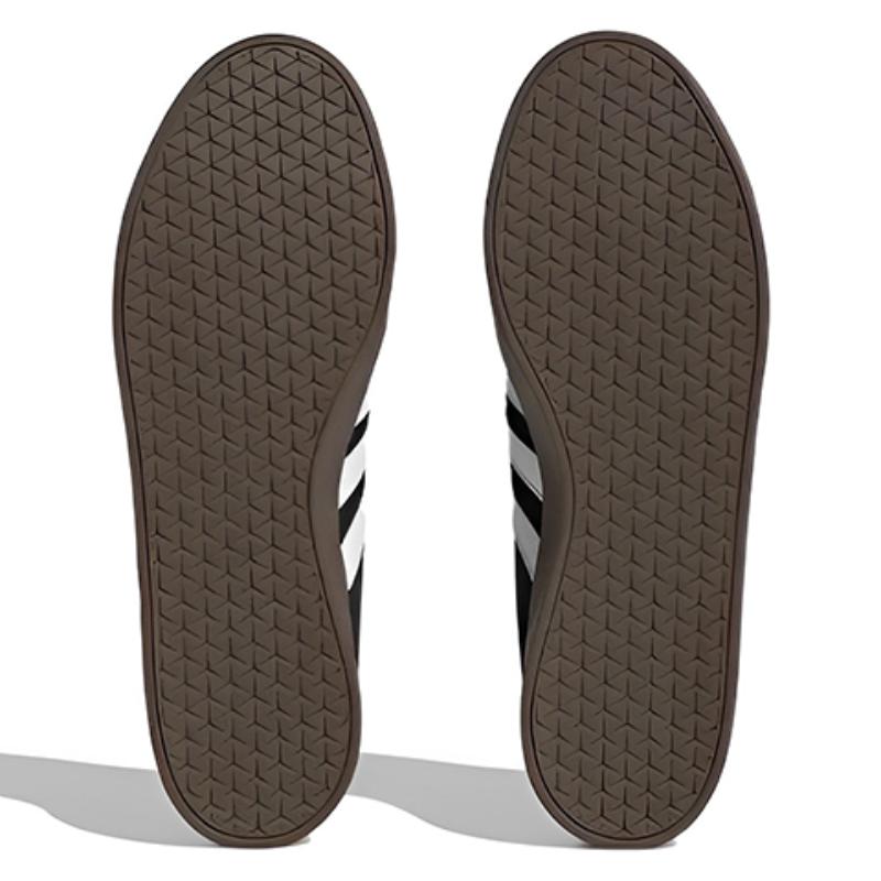 Adidas Vl Court Lifestyle Skate Shoes 'Black White Gum' Sneakers HQ1801