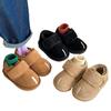 Baby cotton shoes autumn and winter new 2025 children's velvet shoes male and female students fake split toe snow boots two cotton shoes Birkenstock
