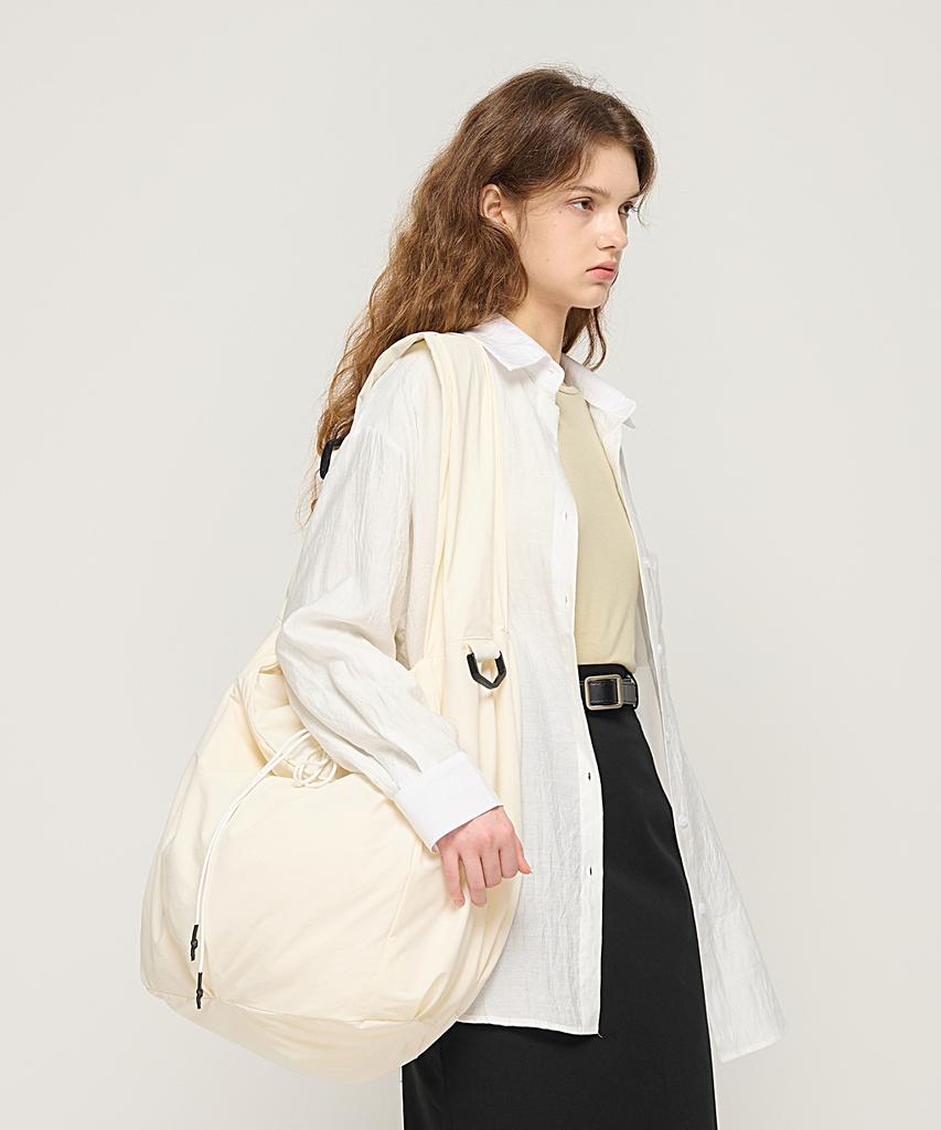 Cargobros For Woman Street Oversized Crossbody Shoulder Bag (Ivory)
