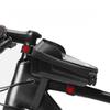Bicycle Handlebar Storage Bag With Pvc Hard Shell Large Capacity For Cycling Gear And Phone Protection