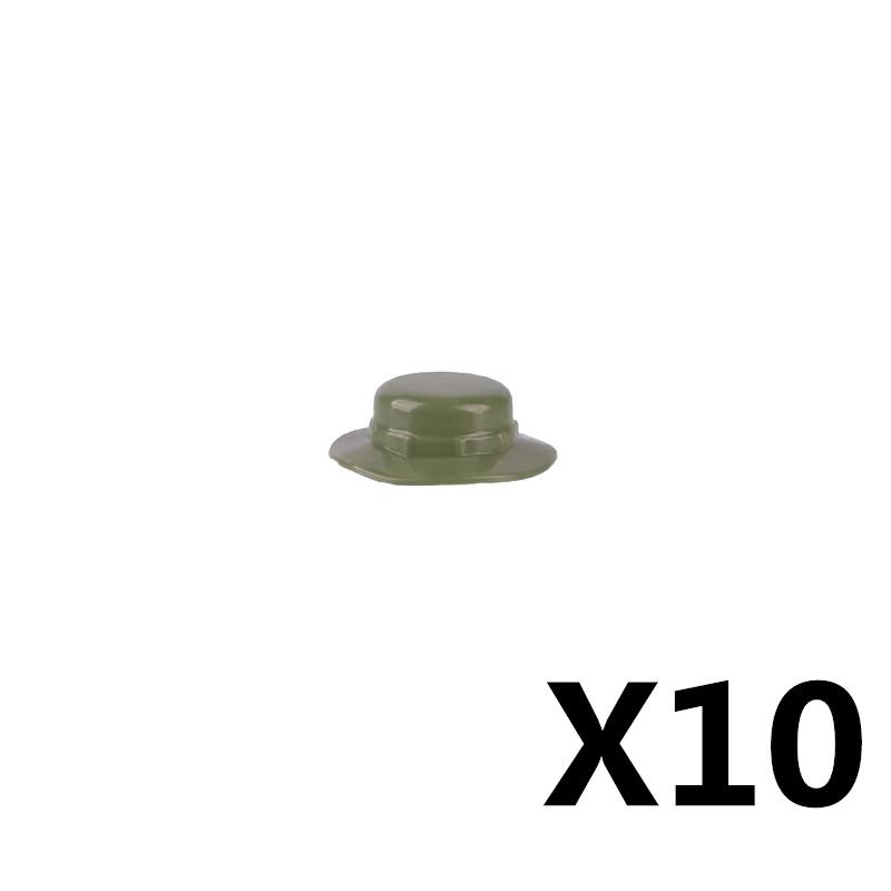 MOC Figure Soldato Città Casco Blocchi da Costruzione Accessori Cappellino da Baseball Sci Cappello da Strega Cowboy Ufficiale USA Bandito Mattoncino Giocattolo Regalo J022