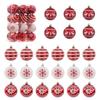 Bola de Natal Decoração de Árvore de Natal Enfeites Pendentes para Decoração de Casa Ano Novo 2024 Navidad Bola Pendente Acessórios