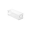 Narrow Acrylic Transparent Storage Box with Dividers for Stationery, Socks, and Miscellaneous Items