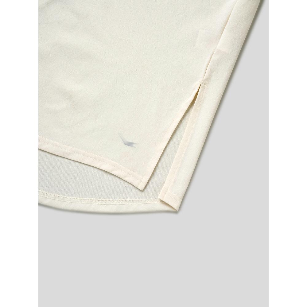 Daiso [woMen] Sorona Long Sleeve Loose Fit M Ivory