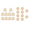 Wooden Mini Embroidery Hoop for DIY Pendant Arts Needlework Accessories Small Display Frame