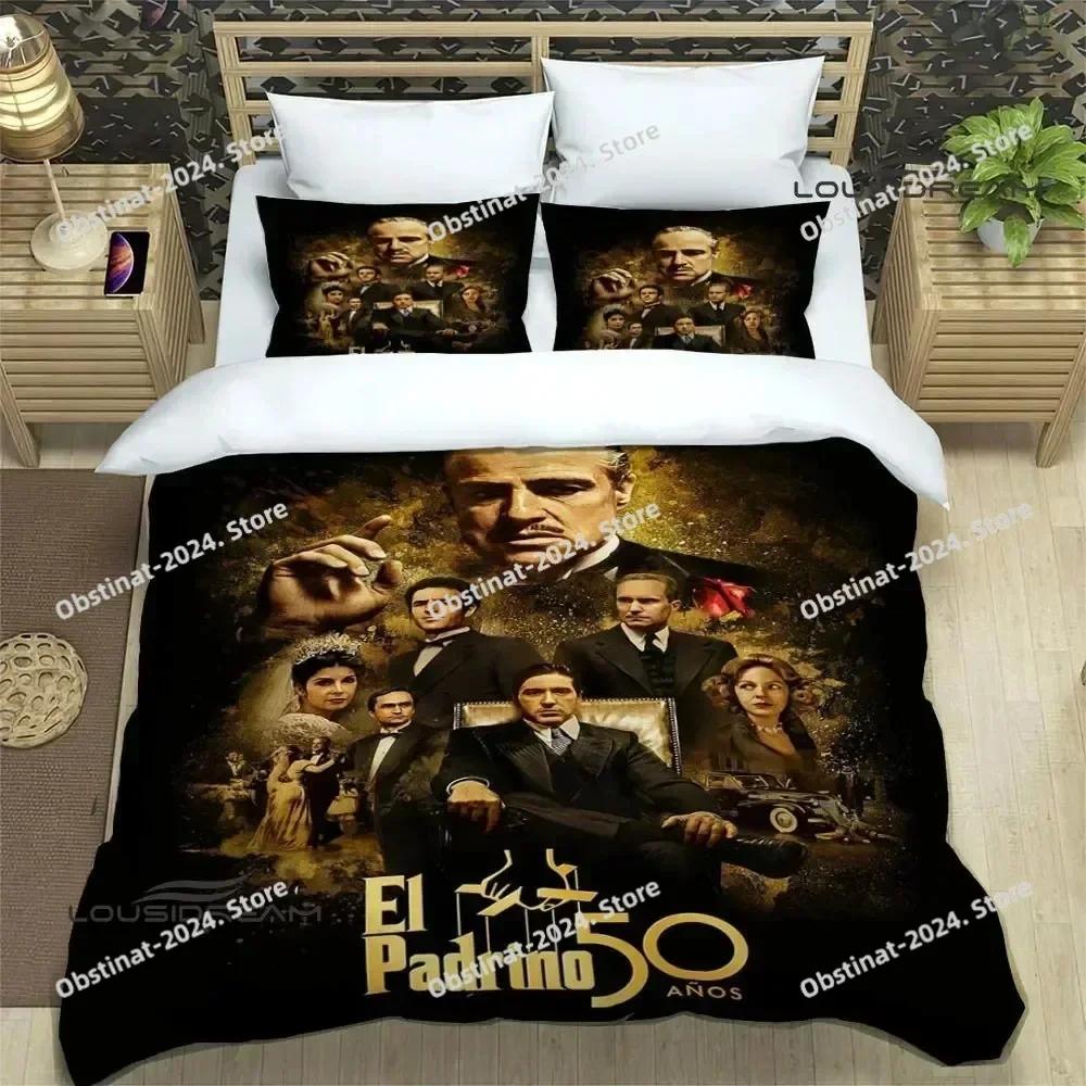 The Godfather Bedding Set Printed Single Comforter Quilt Bed Cover Duvet Cover Pillow Case 3 Pieces Set For Kids Adult Size
