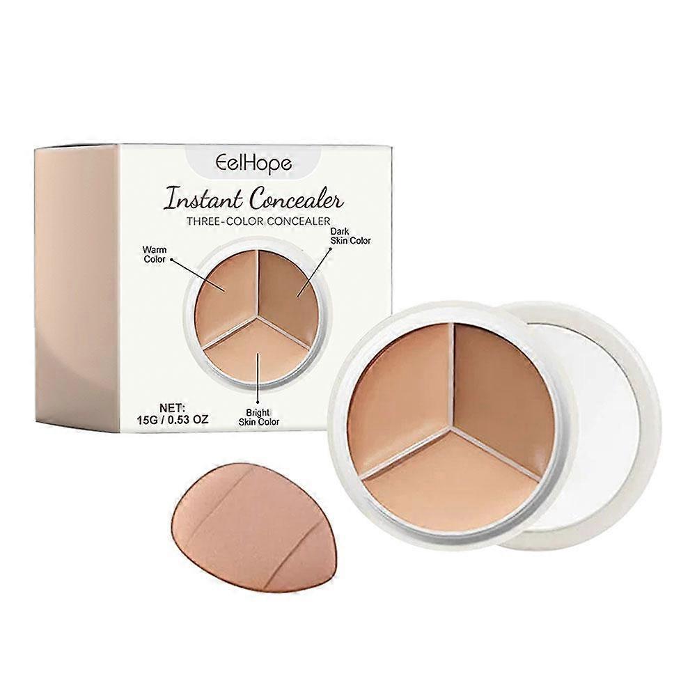 3 Color Concealer Pro Makeup Face Eye Contouring Long Lasting Facial Makeup