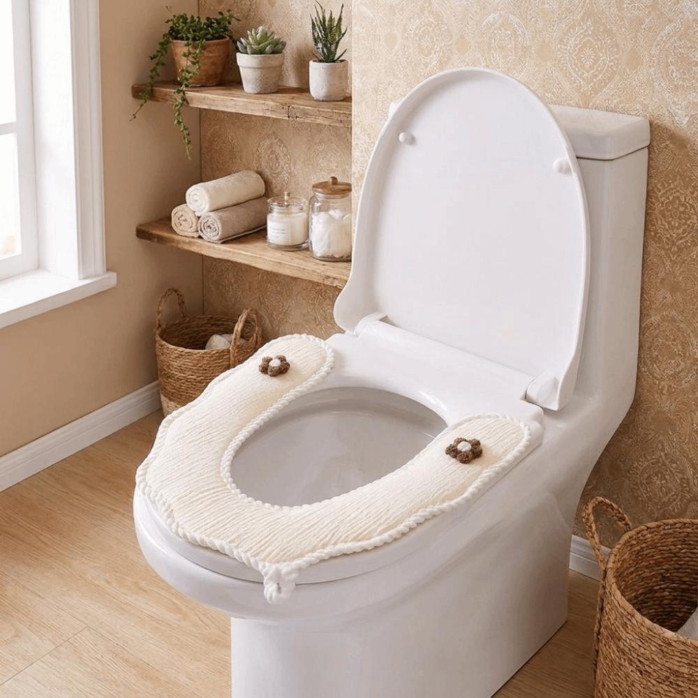 U-Shaped Toilet Seat Cover Washable Potty Mat Toilet Seat Accessories Toilet Seat Pad  Indoor