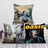 Band O-Oasis Definitely Maybe cushion cover Pillow Sofa Printing Decoration Room Home Office Coffee Shop Car Nordic Simplicity