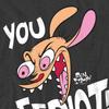 Ren & Stimpy Unisex Adult You Eediot! T-Shirt