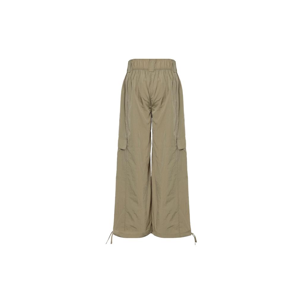 Nike Sportswear Fashionable Comfortable High-Waisted Multi-Pocket Solid Color Cargo Pants Women Pants Khaki Black HJ6858-247