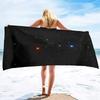 Sternenhimmel Strandtuch, Mikrofaser Super Saugfähiges Strandtuch, Weiches und Bequemes Badezimmerhandtuch Sandfreies Strandtuch