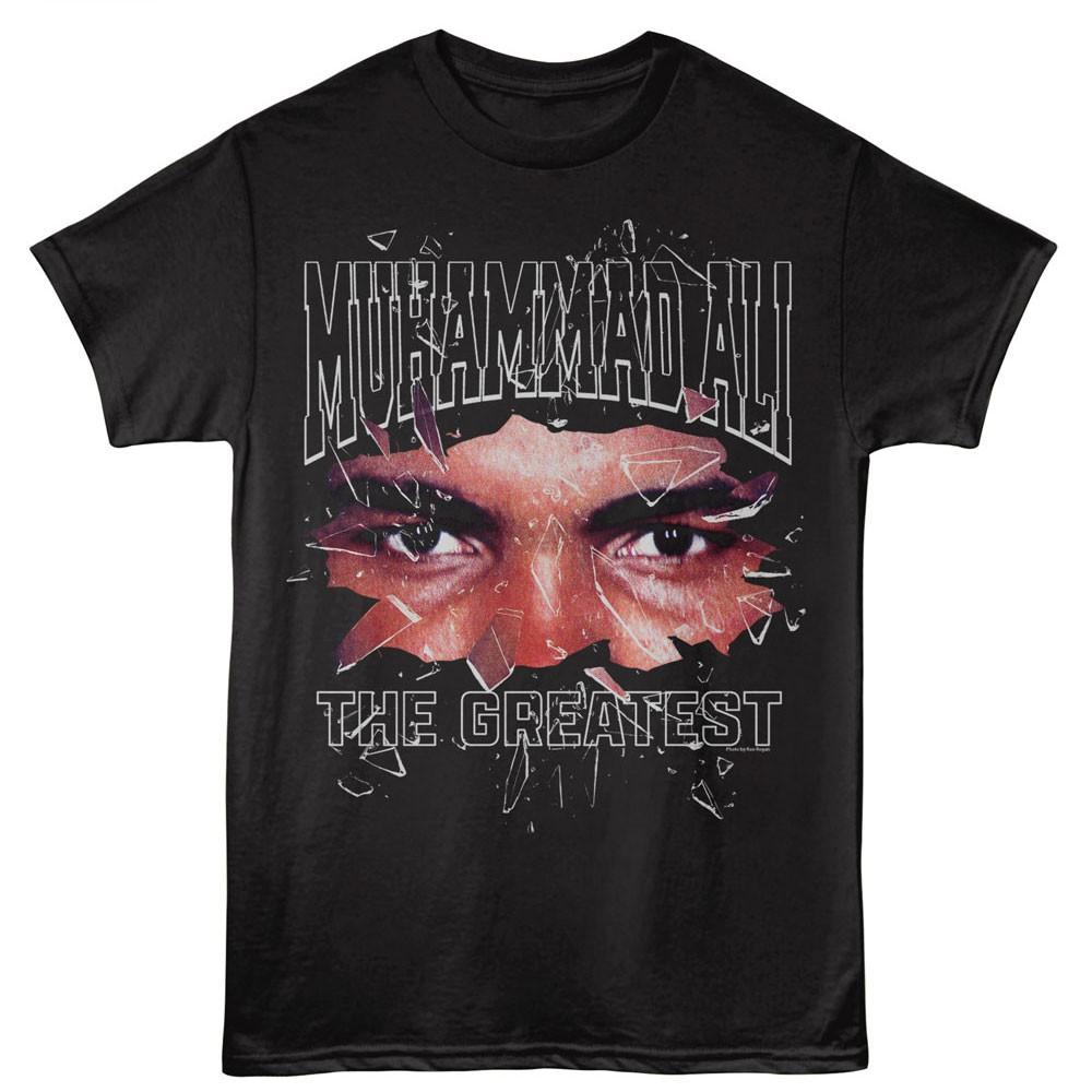 Muhammad Ali Eyes Shattered Glass The Greatest Men s T Shirt Boxing Legend Unisex T-Shirt XL