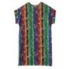 Short Sleeve Plus Size Cotton Vintage Floral New In Dresses for Women Casual Loose Long Summer Dress