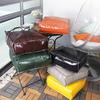 Unstuffed Pouf Cover No Filling Cushion Cover Oil Wax Leather Footstool Lazy Floor Futon Bedroom Decor Foot Stool Ottoman Cover