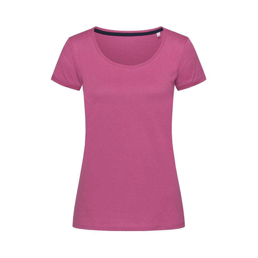 Cecil Maglietta Donna Girocollo In Cotone Effetto Fiammato - Maniche 3/4 Con Coulisse - Casual Chic
