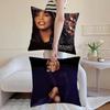 W-Whitney Houston Album Cover Cushion Cover Pillowcase Short Plush Invisible Zipper Room Sofa Cushion Cover