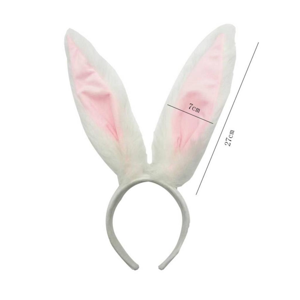 Soft Bunny Ears Headband Comfortable for Festive Photographs