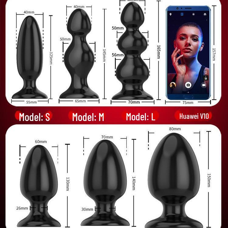 Heavy-Duty Unisex Anal Plug for Couples - Enhanced Intimacy Product
