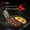 Sanhe 32cm Uncoated Fine Iron Flat Bottom Wok