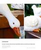 White Duck Pond Decoration with Fish - Resin Garden Ornament