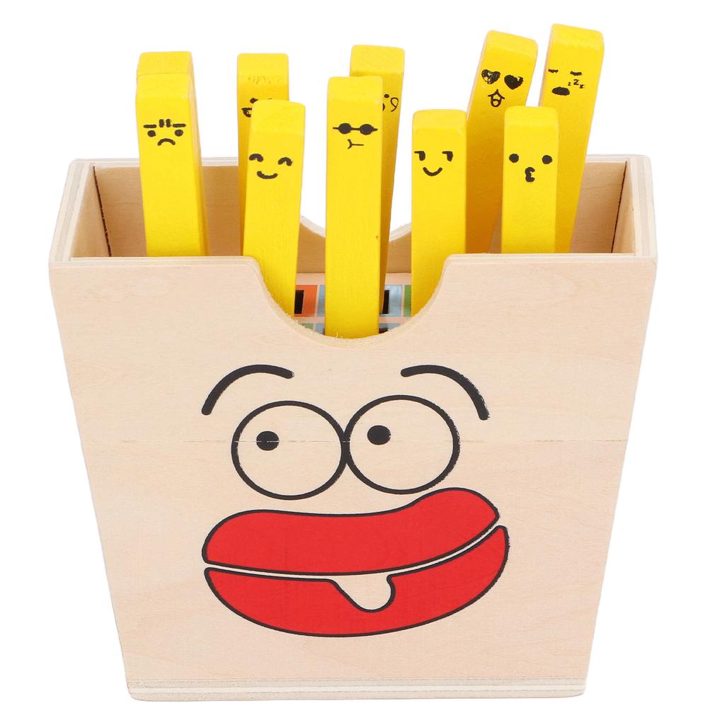 Pommes Frites Zuordnungsspielzeug Stimulation Linde Rollenspiel Pommes Frites Farbzuordnungsspiele für