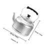 Bollitore in Alluminio Robusto Ampia Bocca Manico Confortevole Resistente all'Usura Bollitore da Fornello per Preparare Regolarmente Tè Caffè