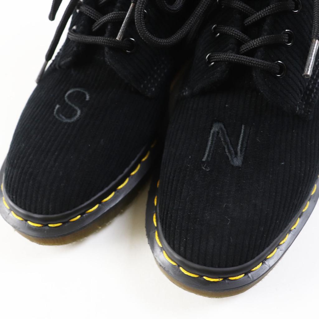 Ausgezeichnete Dr.Martens×UNDERCOVER Kurzstiefel THE 1460 REMASTERED 8-Loch Stiefel schwarz Cord Damen 4 Gebraucht