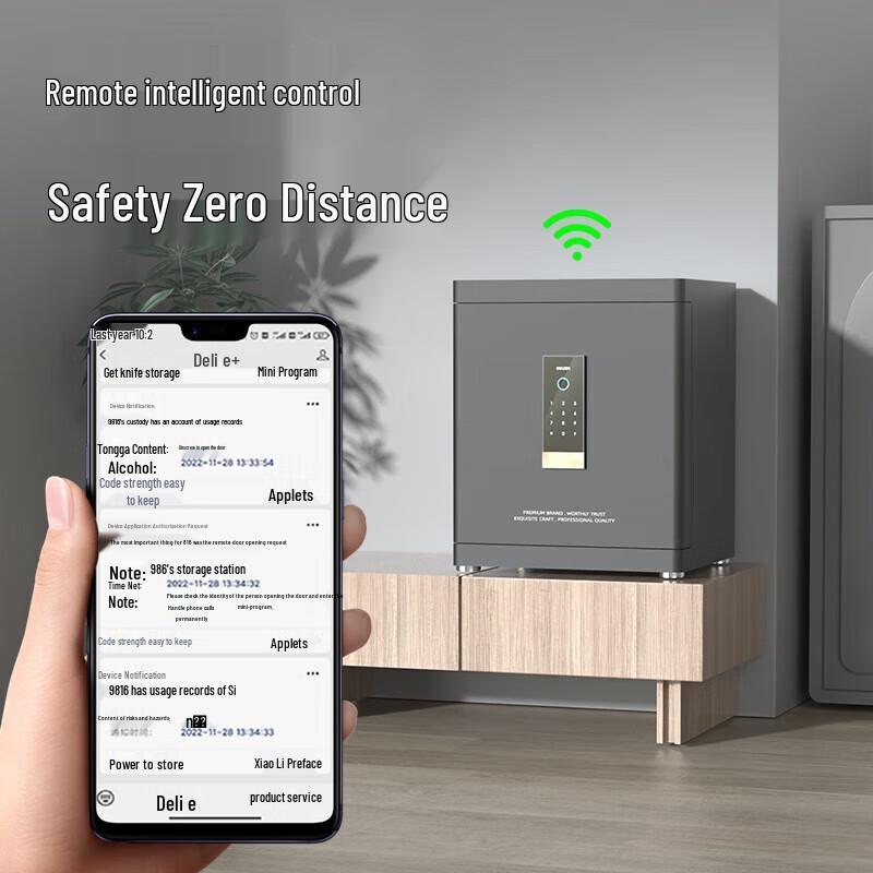 Deli H310 Fingerprint & Password Safe