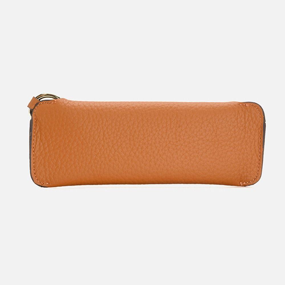 Handmade Genuine Leather Glasses Case Portable Sun Glasses Spectacle Case  Reading Glasses