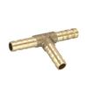ACROPIX Messing Schlauchverschraubung T-Stück 3-Wege-Verbinder Universal 6mm Schlauch Innendurchmesser Goldton 1 Stück