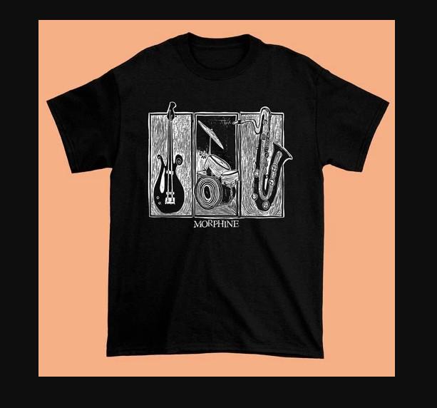 Hot Popular 90s Morphine Band Black Unisex T-shirt, Size S-4XL
