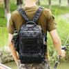 Fiskeprylar Ryggsäck Förvaringsväska Utomhus Axelväska Vattentålig Fiskeredskapsväska Axelremsväska