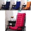 Solid Outdoor High Back Chair Cushion With Soft Polyester Fill And Precision Suture For Enhanced Comfort