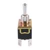 A84E-5X AC 250V/10A 125V/15A DPDT 3 Position ON/OFF/ON 6 Pins Toggle Switch Black+Silver