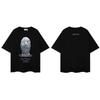 GLYDE Rundhals Herren Maske Bedrucktes Modisches Sommer Kurzarm T-Shirt Mit Persönlichkeit Und Spaß Street Trend T-Shirt