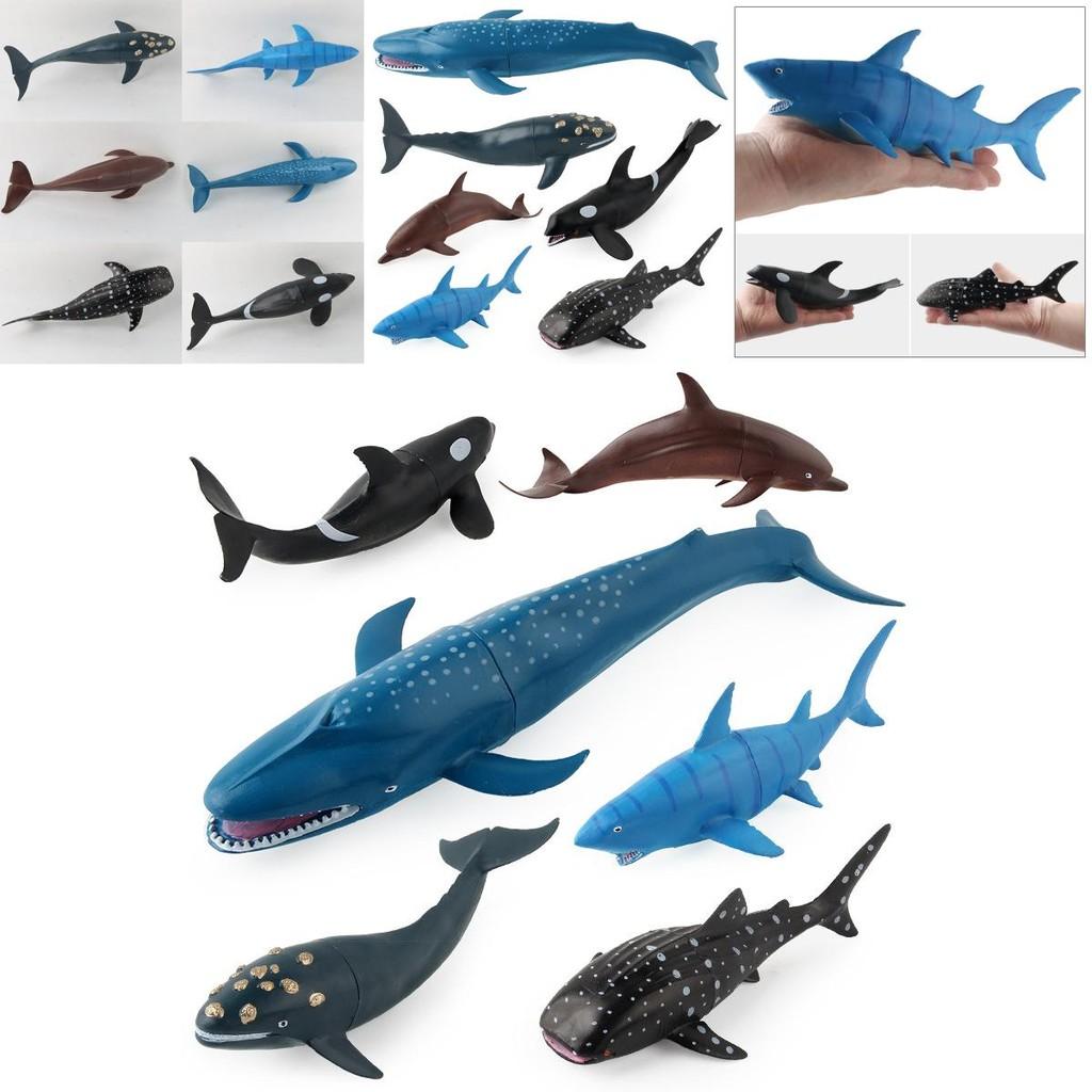 Marine Animal Figurine Kit For Children With Durable Plastic Construction For Learning