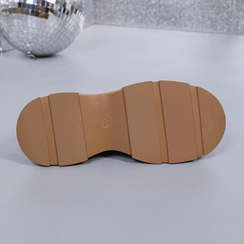 Retro Khaki Thick Bottom Ankle Boots Women 2025 Winter Stretch Fabric Chelsea Boots with Platform Comfort Slip On Shoes