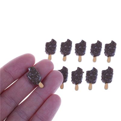 5 buc miniatură mini casă de păpuși Popsicle de ciocolată model alimentar decor pentru bucătărie 