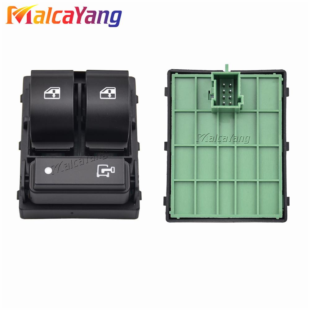 

For FIAT Ducato Citroen Jumper II Electric Window Triple Switch Button 735421419 For Peugeot Boxer II Car Accessories 735487419 Green back