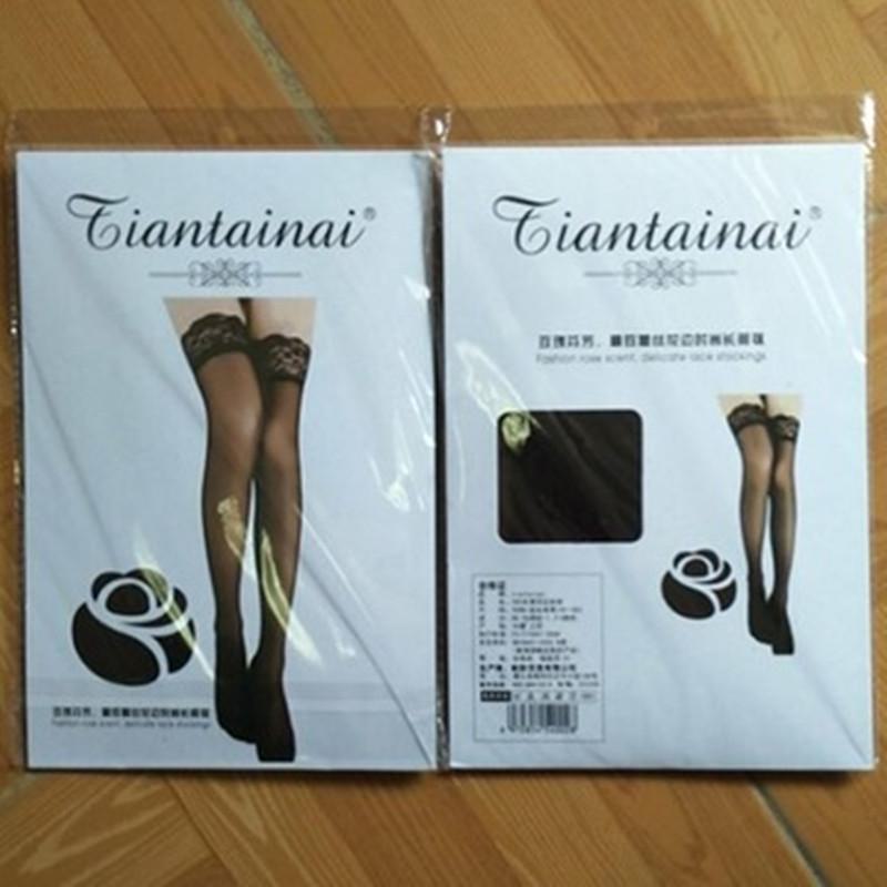 "Lace and Colorful Long Stockings, Sexy Multi-color One-piece Stockings."