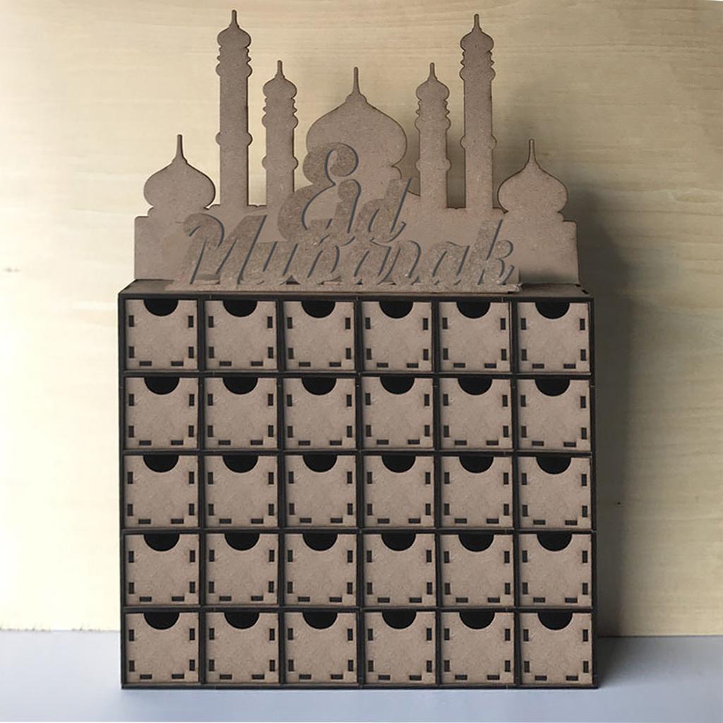 Muslim Islamic Toy DIY Palace House Stand Rack Kid Ramadan Gift Decoration