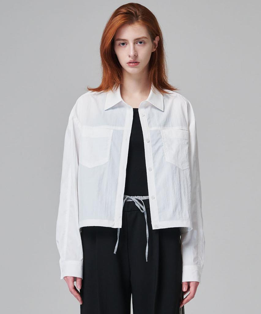 MALOUPE 4112 Nylon Outer Shirt (White)