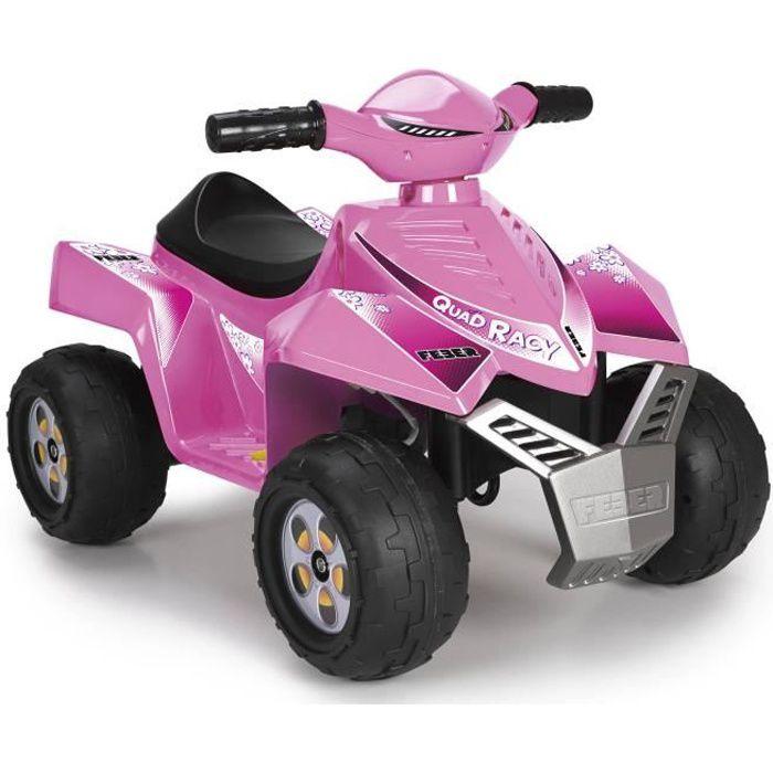 Racy 6V Electric Quad - Pink - FEBER