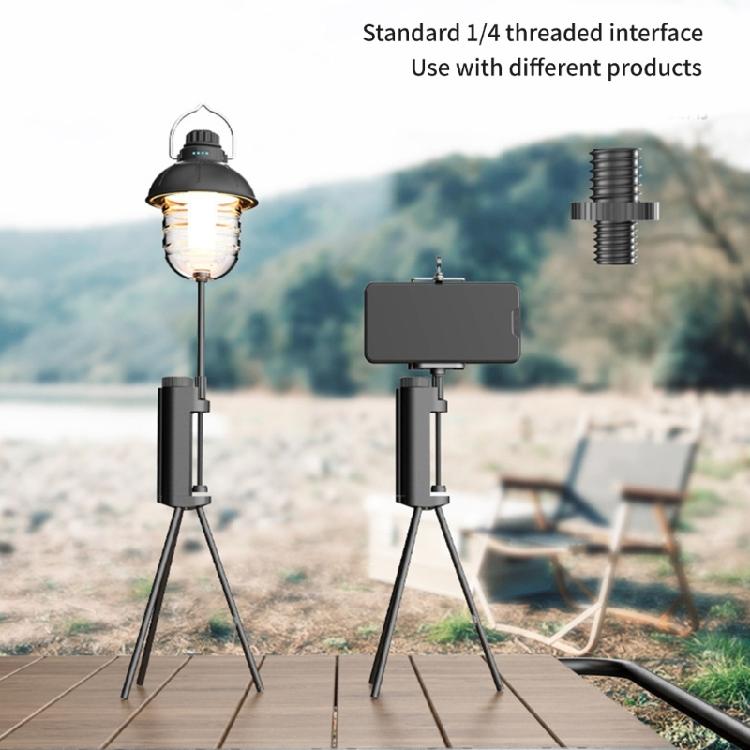 Adjustable Table Light Stand Camping Lamp Stand Detachable Lamp Holder Outdoor Light Holder Tent Light Tripod Stand