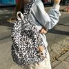 Leopard Print Schoolbag Women's Lightweight Backpack