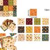 Geschenkpapier-Set mit Kürbismotiven für Thanksgiving – ideal zum Selbermachen von Geschenkverpackungen und Partydekoration