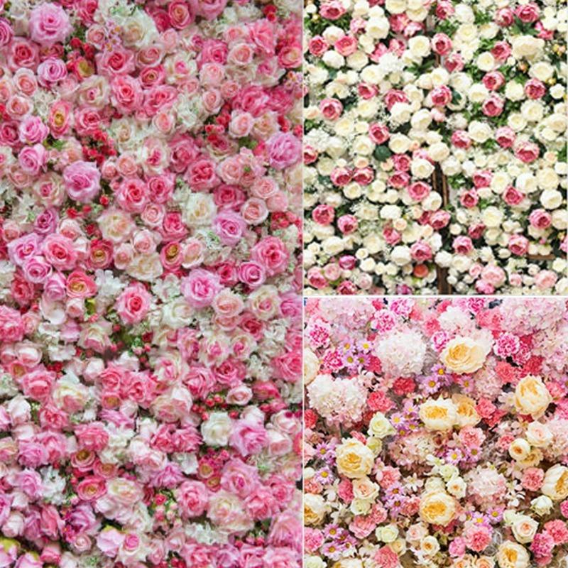 Temă florală Fundal pentru fotografie cu flori Studio Recuzită foto Fundal pentru petrecerea de nuntă