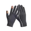 Men's Summer Ice Silk Sun Protection Gloves: Thin, Sweat-Absorbent, Breathable, UV Protection, Patchwork, Touchscreen, Outdoor Cycling Gloves