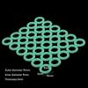 20/50Pcs Outdoor Camping Silikon Leucht Zelt Boden Nagel Ring O-förmigen Angelrute Ring Multi-funktionale nacht Licht Zelte Zubehör